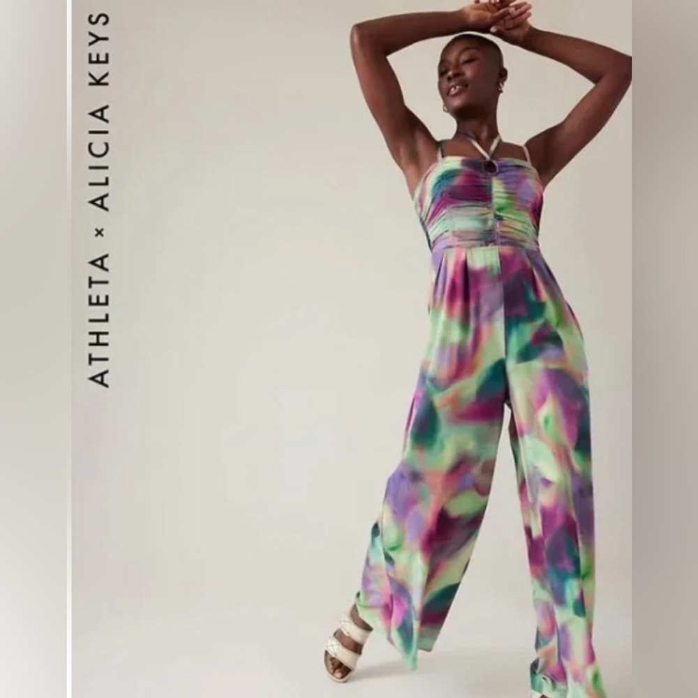 NWT Athleta + Keys Enlighten Up Jumpsuit Size 4. … - image 1